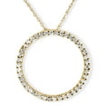 thumbnail image 1 of 1ct Diamond 14K Gold Circle Of Life Pendant New, 1 of 2
