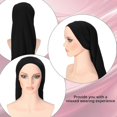 thumbnail image 4 of 3pcs 27 Extra Long Silk Satin Bonnet for Women Double Layered Long Bonnet for, 4 of 5