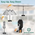 thumbnail image 4 of HAIMULI 15FT Outdoor Patio Umbrella with Base Included, Double Sided Pool Umbrellas with Fade Resistant Canopy, Large Table Umbrella for Deck, Market, Backyard, 4 of 9