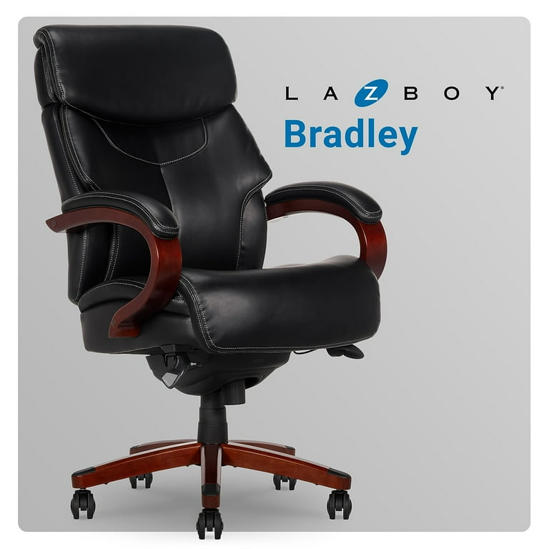 STAPLES La-Z-Boy Bradley Executive Office Chair, Black