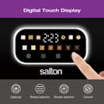 thumbnail image 3 of Salton Digital Toaster – 2 Slice | Colour Digital Touch Controls | 7 Browning Levels | 6 Preset Functions for Bagels, Waffles & Pastries | Self-Centring Slots | Removable Crumb Tray (ET2170), 3 of 8