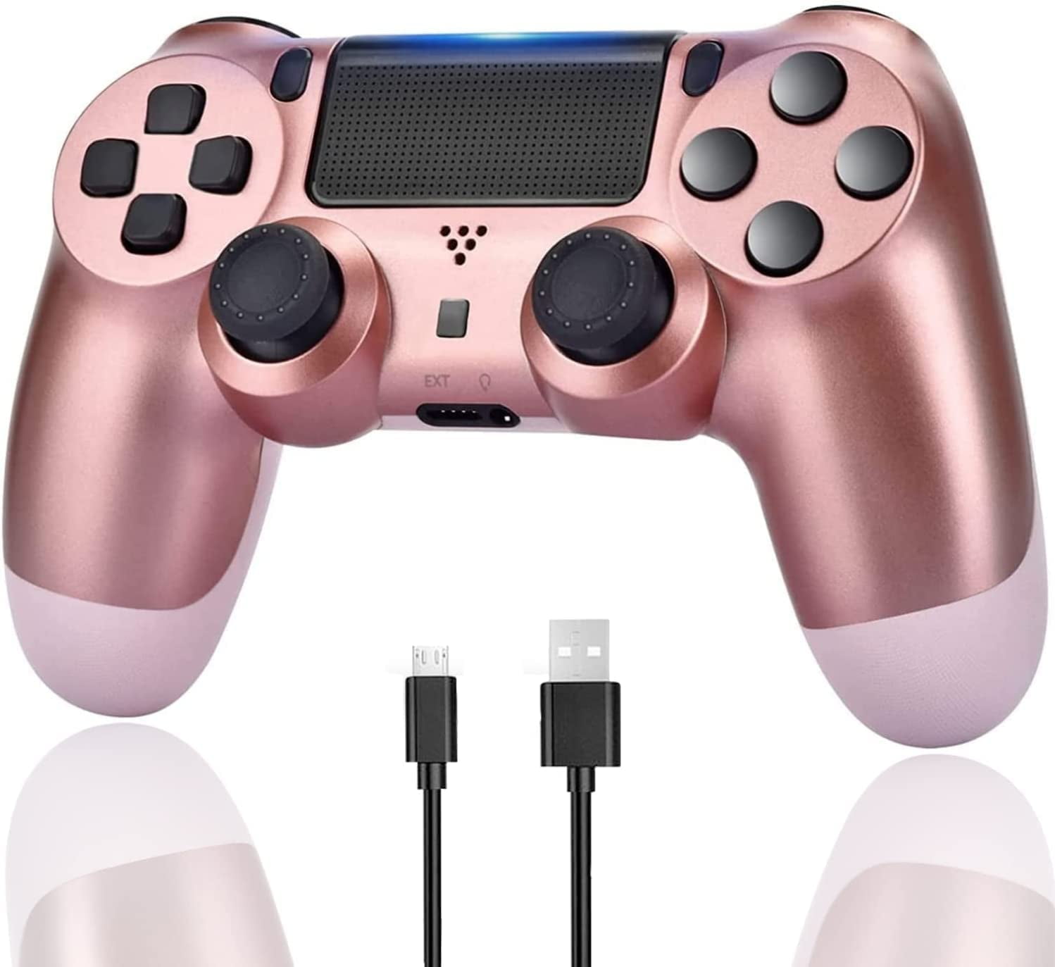 CFWQH Wireless Controller Compatible with PS4/ Slim/Pro/PC, Gold New to Control PS4, Great Gamepad Gift Kids/Man/Girls/Women - Walmart.com