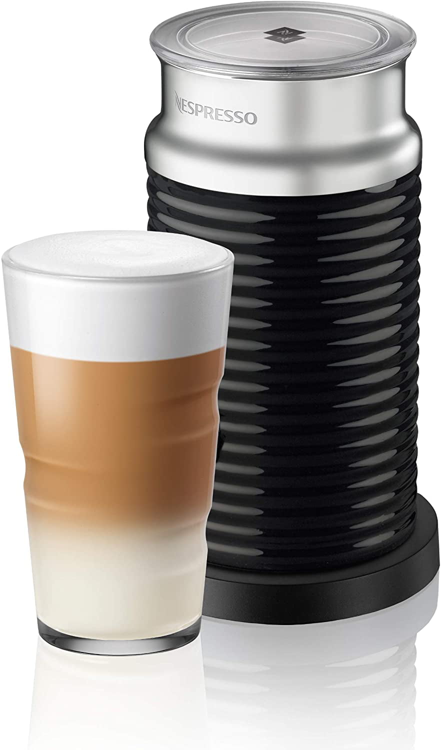 One Size Nespresso 3694-US-BK Aeroccino3 Milk Frother Black 