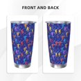 thumbnail image 3 of Fotbe Ice Hockey Players With Puck Pattern 20 oz Tumbler Stainless Steel Vacuum Insulated Coffee Ice Cup Double Wall Travel Flask Leak-proof Coffee Cup-Straw Two-piece Set, 3 of 8