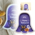 thumbnail image 2 of 1 Pcs Ghost Serving Trays,Halloween Ghost Serving Platters - Charcuterie Board,Bamboo Cheese Platter Tray,Cheese Cutting Board,Wood Tray Plates for Home Party Dinnerware Supplies(Purple), 2 of 9