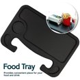 thumbnail image 3 of Zone Tech Multi-Functional Portable Car Laptop and Food Steering Wheel Tray - Black Table/Car Vehicle Seat Portable Mount Tray Laptop Notebook Table Eating Desk, 3 of 7