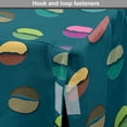 thumbnail image 4 of Espresso Dog Crate Cover, Continuous Abstract Colorful Coffee Beans Pattern Hot Beverages, Easy to Use Pet Kennel Cover for Medium Large Dogs, 35" x 23" x 27", Dark Teal and Multicolor, by Ambesonne, 4 of 6