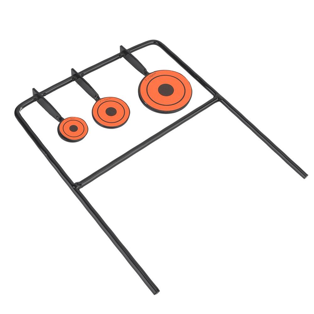Greensen Toy Gun Practice Target,Portable Outdoor Carbon Steel+Iron