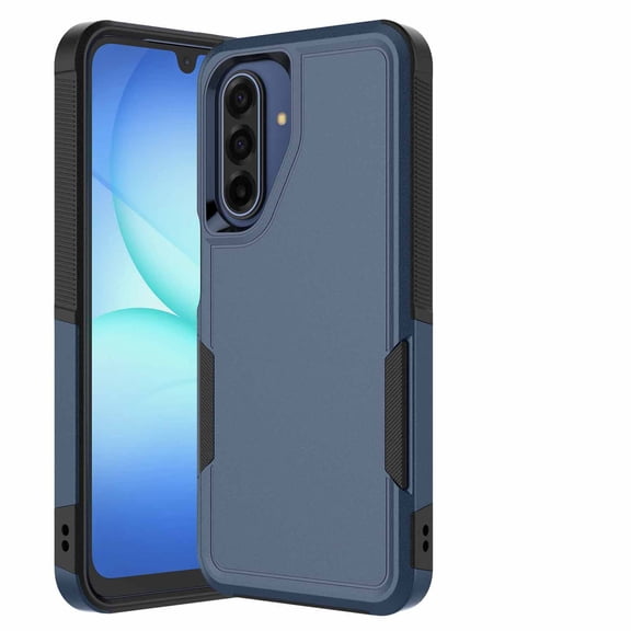 For Samsung Galaxy A26 5G Case, M&H Shockproof Heavy Duty Rugged Phone Case for Samsung Galaxy A26 5G,Military Grade Protection Dual Layer Sturdy Cover Bumper 2-in-1 Case - Blue