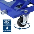 thumbnail image 2 of Ataucjin 450 LBS Capacity Low Profile Transmission Jack with Safety Straps, 7-23 in Lift Range, Heavy Duty Auto Repair Lifting Jack with 4 Wheels for for Smaller Vehicles, 2 of 7