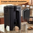 thumbnail image 4 of Costway 4.4 Gal Insulated Beverage Dispenser with Ergonomic Handles & Drip-Proof Faucet, 4 of 10