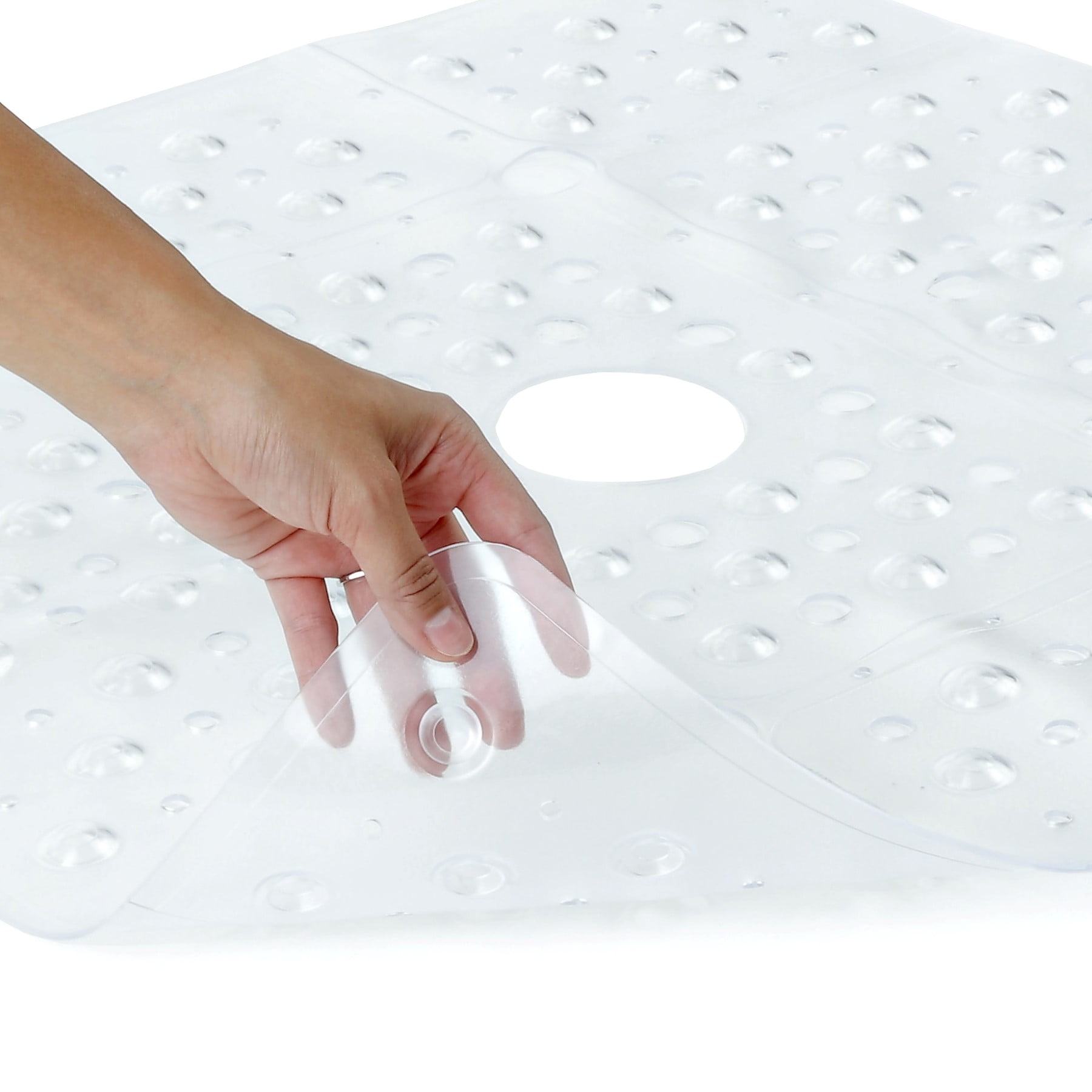 large square shower mat