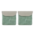 thumbnail image 1 of 2pcs Bolsas de almacenamiento de PU de gran capacidad de gran capacidad para 2 unids Bolas de monedas de cuero de PU de impresión de serpientes, 1 of 6
