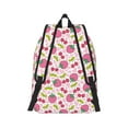 thumbnail image 6 of Rocae Strawberry And Cheery for Durable Canvas Backpack Leisure Large Bag Travel Rucksack Multi-function Backpack Medium, 6 of 8