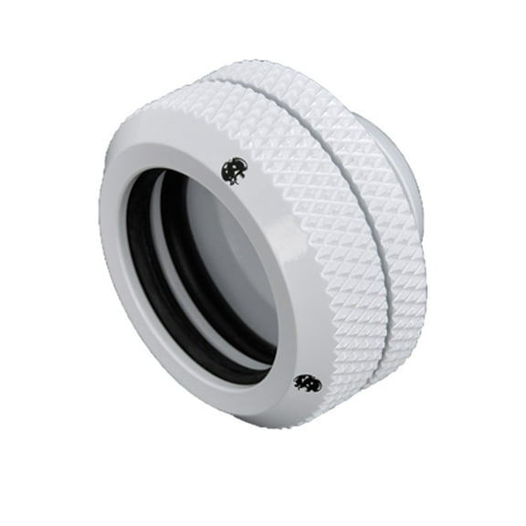 Bitspower G1/4" to Enhance Multi-Link Fitting for 16mm OD Rigid Tubing, Deluxe White