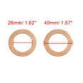 thumbnail image 2 of 2 Pcs Copper Tone Parts Washers Sealing Rings Retainers 26mm Inner Diameter, 2 of 2