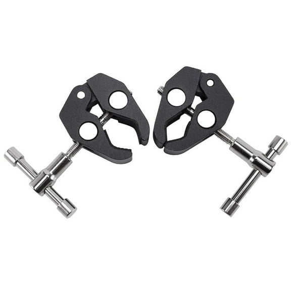 2Pack Super Clamp Crab Clamp Photography with / 1/4 and 3/8 inch Thread Rod Clamp Pk7412