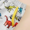 thumbnail image 7 of XBASW Baby Boys Spring Fall Sweatsuit Outfit 1-5T Toddler Dinosaur Print Hoodies Sweatshirt Sweatpants 2PCS Set, 7 of 7