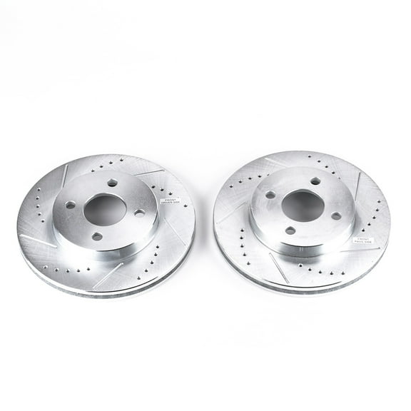 Power Stop AR8288XPR Evolution Drilled & Slotted Rotors -Front