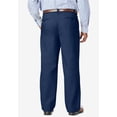 thumbnail image 2 of KingSize Men's Big & Tall Relaxed Fit Wrinkle-Free Expandable Waist Pleated Pants, 2 of 5