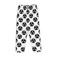 thumbnail image 6 of Uemuo Gear Tools Pattern Women's Wide Leg Palazzo Lounge Pants with Pockets Light Weight Loose Comfy Casual Pajama Pants-Small, 6 of 9