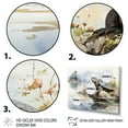 thumbnail image 3 of Designart "Turtle Sumi Asian Painting I" Asian Floater Framed Wall Art Print, 3 of 7