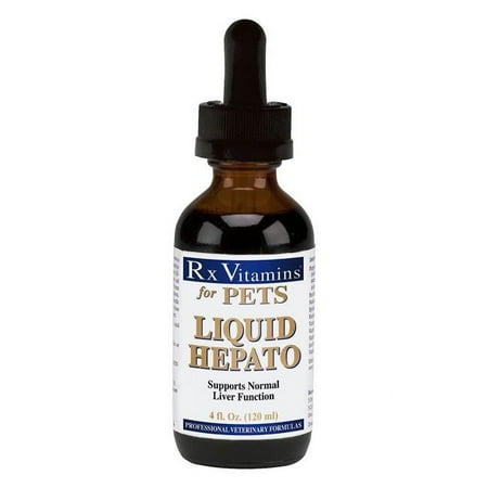 UPC: 0708429088103 | RX Vitamins 708429088103 4 oz Liquid Hepato Bacon Flavored Liver Supplement for Dogs & Cats