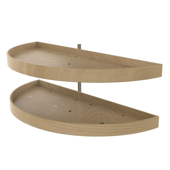 Rev-A-Shelf 4WLS882-38-570 Organisateur Coulissant d'Angle à 2 Tablettes en Bois