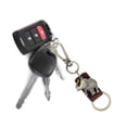 thumbnail image 1 of Car Keychain, Strong Leather Keychain, 2Pcs Durable Retro Shapes Of Elephants For Family Friends Pendant Gifts Keychain, 1 of 8