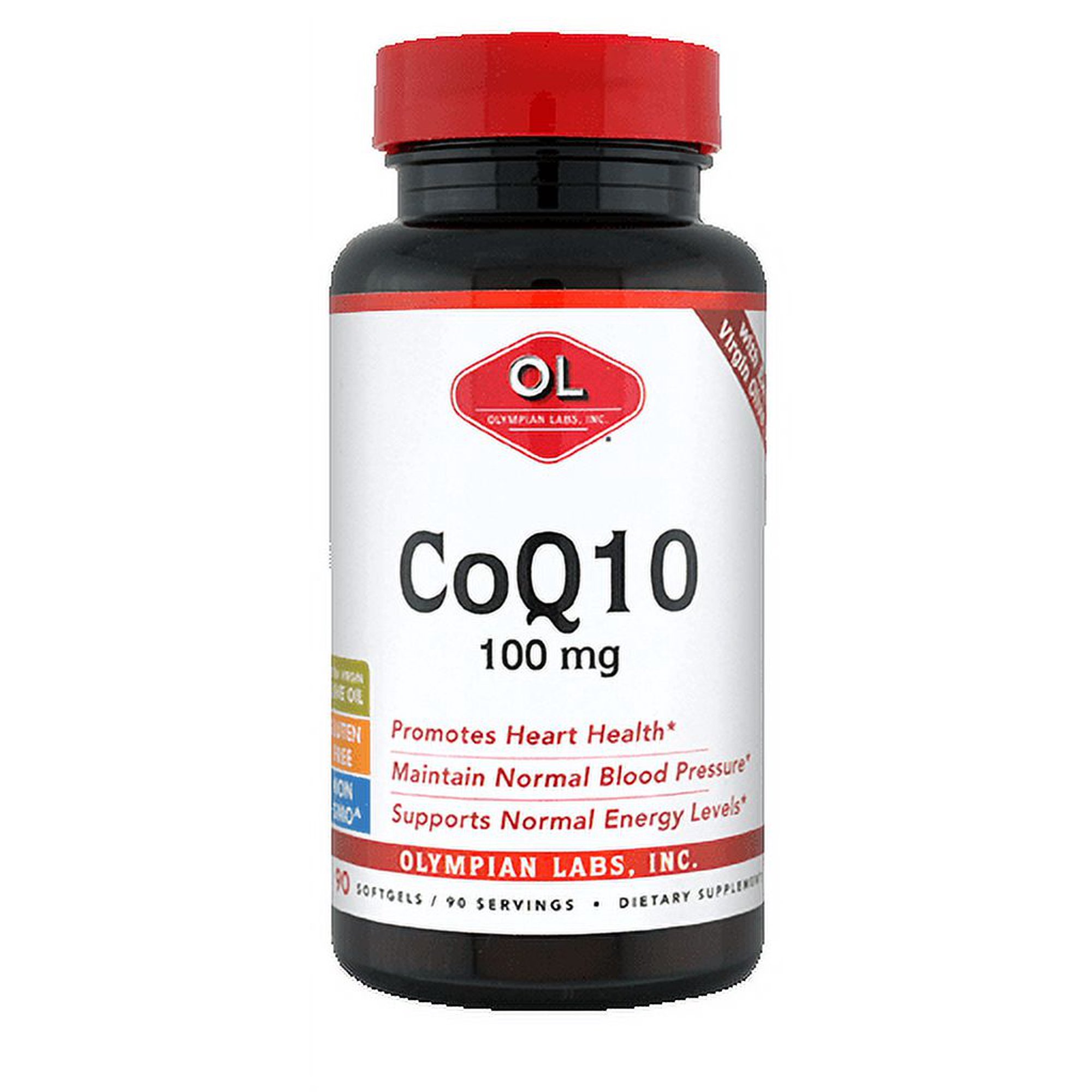 Olympian Labs CoQ10 100 mg w/Extra Virgin Olive Oil 90 count
