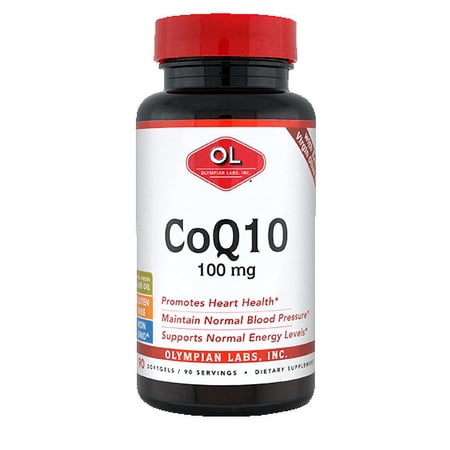Olympian Labs CoQ10 100 mg w/Extra Virgin Olive Oil 90 count