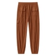 thumbnail image 6 of WAVSUF Men's Athletic Cargo Pants, Loose Fit Straight Leg Multi Pockets Fall Sports Comfort Pants Size S-3XL, 6 of 10