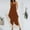 Brown, variant on Kiplyki Wide Leg Pants Women's Sleeveless Loose Straps Solid High Waist Wide Leg Jumpsuit Rompers With Pocket