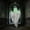 A, variant on Halloween Decorations Ghost Light Up Hanging Ghost Decoration, Green LED Multi Expression Ornament, Halloween Outdoor Yard Decor, Tree Hanging Display, Garden Party Accent