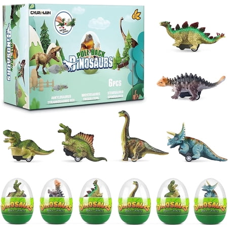 Dinosaur Eggs Toys for Kids  6 Dino Cars Toys for Boy  Birthday Gift for Dinosaur lovers Toddlers price history on PriceWatchPro