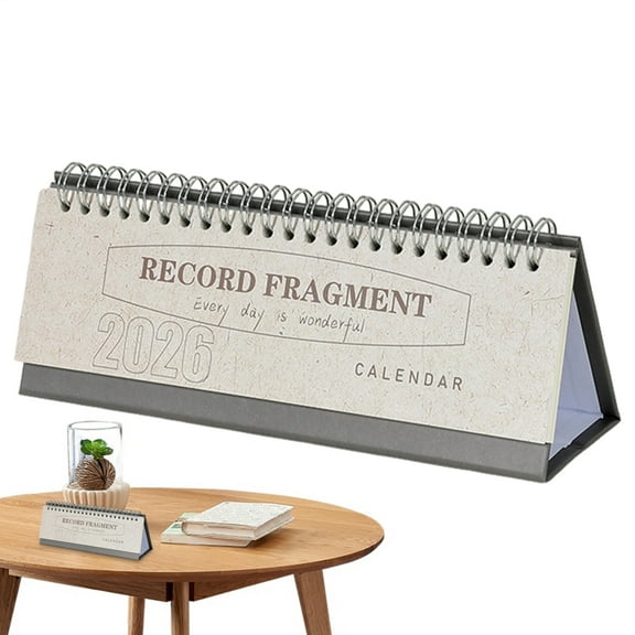 SHENERDA Desk Top Calendar 2026 Large Ruled Blocks Thick Paper Jan-Dec Monthly Desk Calendar Planner for Planning Home Office Classroom Dorm Work Study Christmas New Year delightful