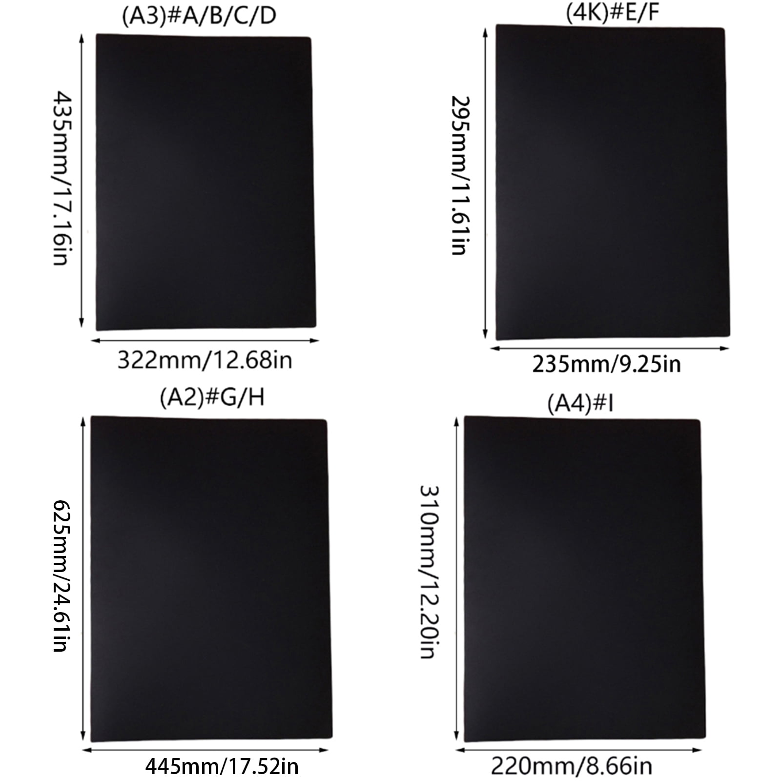 Yokua A2 A 3 A 4 4K Storage Art Folder Display Book Folder Presentation Folders
