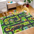 thumbnail image 4 of Kids Rug Car Play Rug, Kids Racing Game Carpet Toy Car Game Carpet Suitable for Playroom Classroom Bedroom, 4 of 5