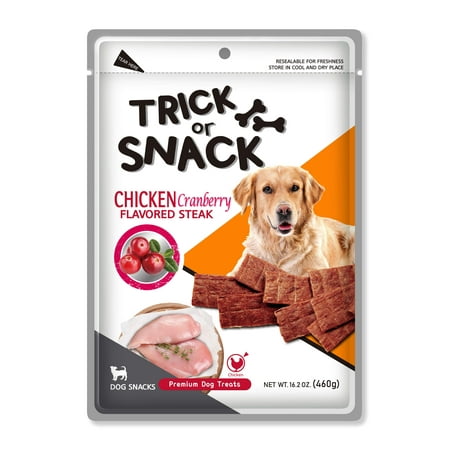 UPC: 0850019481709 | Trick or Snack Dog Treats – 1lb Of Delicious Soft Tender Nutritious Healthy Beef Chicken Salmon Chews Jerky Snacks 12 Flavors