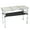 3ft-White Pebble, variant on BAYUELSWU 3 FT Folding Camping Tables, That Fold Up Lightweight Adjustable Height Portable Pinic Table, Aluminum Patio Table for Indoor Outdoor Party, Picnic, Camp BBQ (Wooden Pattern)
