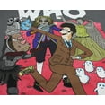 thumbnail image 2 of Doctor Who Mens T-Shirt - 10th Doctor Comic Style Monster Mayhem Image (Small), 2 of 3