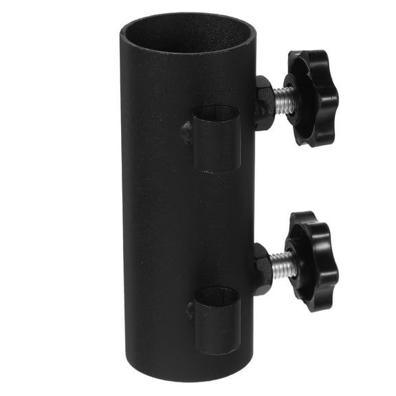 HOMEMAXS 2pcs Parasol Holder Patio Umbrella Stand Mount Umbrella Stand Bench Umbrella Holder Fixed Clip For Deck Chair Desk Dock Beach Courtyard Balcony Tables