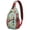 Retro, variant on Aesthetic Tie Dye Sling Backpack with Psychedelic Art Print, Lightweight Crossbody Bag Featuring Colorful Abstract and Artistic Design for Trendy Travelers