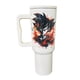 thumbnail image 1 of Termo de acero inoxidable color blanco mate, Goku, de 1.2 litros con agarradera de silicona, 1 of 5