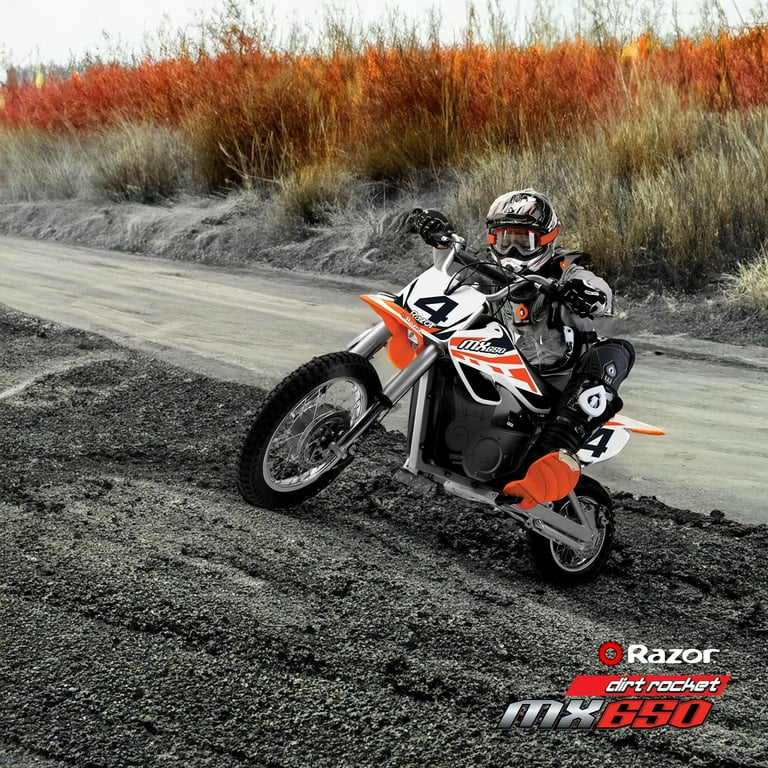 Razor MX650 Dirt Rocket Electric Bike Tuttio, Age 16+, 17 Mph, 40