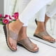thumbnail image 3 of Sandalia Zapatos, Mujer Cómoda Plataforma Sandalias Zapatos Verano Playa Viajes Zapatos Moda Sandalias Cómodas Damas Zapatos Xemadio FLD-2621, 3 of 3