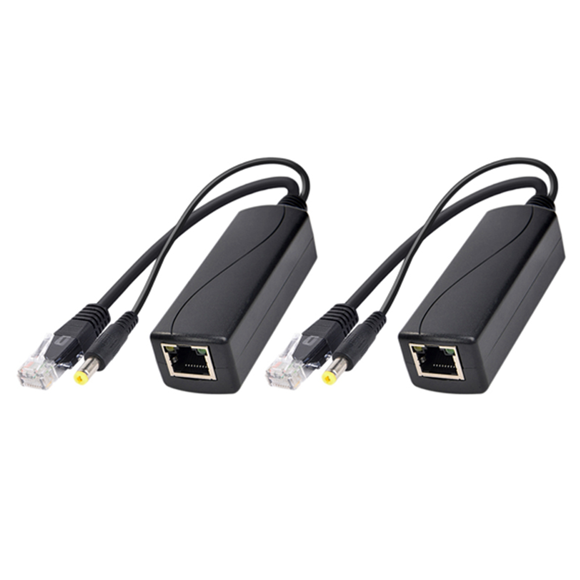 2X PS5712TG Gigabit Power Over Ethernet Splitter 10/100/1000Mpbs RJ45 Support IEEE802.3 /At(30W) PoE Splitter