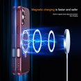 thumbnail image 2 of Dteck Magnetic for iPhone 16 Case with Screen Protector Camera Lens Cover, Compatible with MagSafe, Military Grade Drop Ring Holder Translucent Slim Hard Back Soft Edge,Winered, 2 of 8