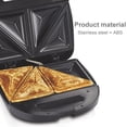 thumbnail image 4 of Mini plancha eléctrica multifuncional para hacer sándwiches de huevo, tostadora para el desayuno, donut, barbacoa, sartén, enchufe europeo Scienceny  HA000585-01B, 4 of 7