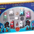 thumbnail image 2 of Among Us Crewmates Stampers 8pk White Dead Fortegreen Viking Pink Assorted Figures Box PMI International, 2 of 6